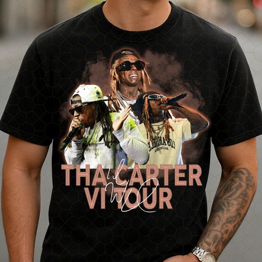 Lil Wayne Retro 90s T-Shirt, Bootleg Inspired T-Shirt, Musician Band Tee