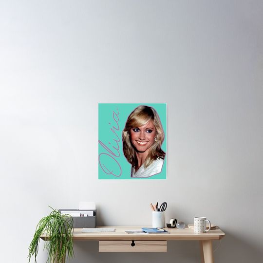 Only Olivia Newton-John Poster Retro Music Wall Decoration