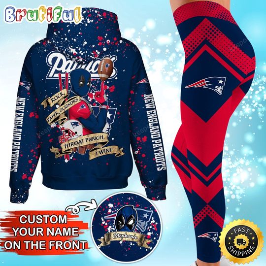 Custom football New England Patriots Hoodie Leggings