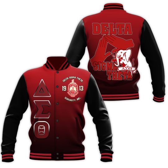 Delta Sigma Theta Sorority Baseball Jacket