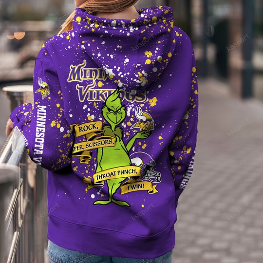 Custom football Minnesota Vikings Hoodie Leggings The funny character Hoodie