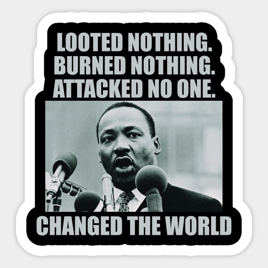 Martin Luther King Jr - Martin Luther King - Sticker
