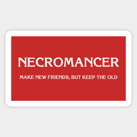 D&D: Necromancer - Dungeons And Dragons - Sticker