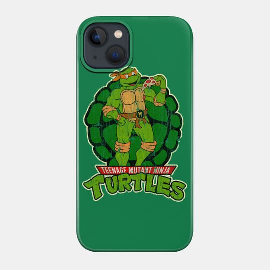 Distressed TMNT Michelangelo - Teenage Mutant Ninja Turtes - Phone Case