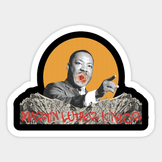 martin luther king jr - Martin Luther King - Sticker