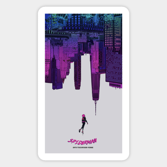 SPIDERVERSE COLOUR - Spider Man - Sticker