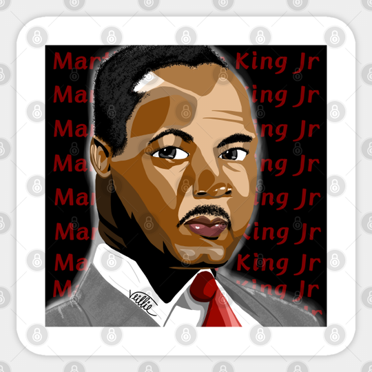 Martin Luther King jr - Martin Luther King Jr - Sticker