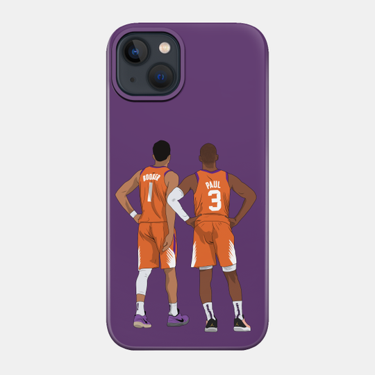 Devin Booker & Chris Paul Phoenix Basketball - Devin Booker - Phone Case