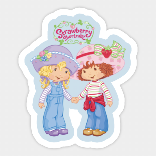 strawberry shortcake and friend - Strawberry Shortcake - Sticker
