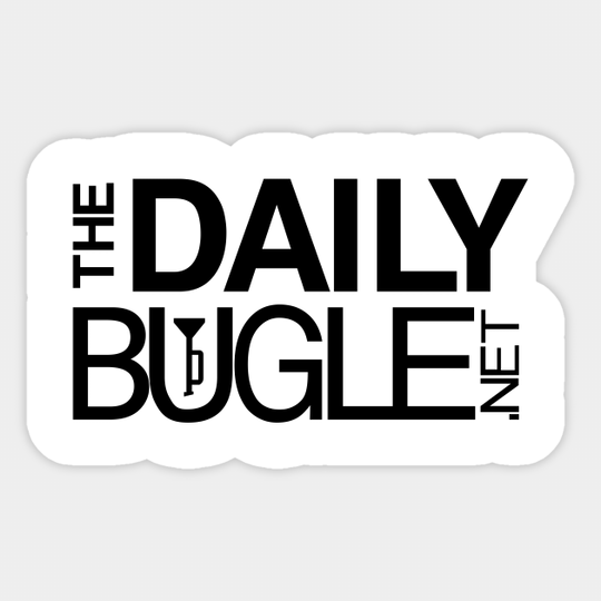 The Daily Bugle (Black) - Marvel - Sticker