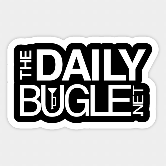The Daily Bugle (white) - Marvel - Sticker