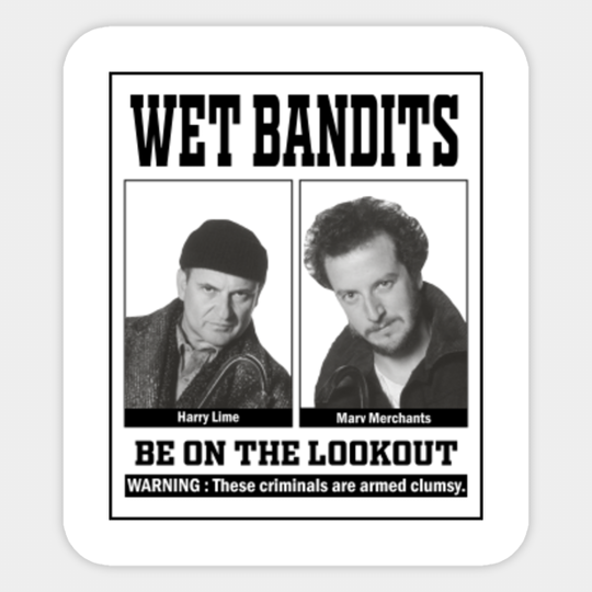 Wet Bandits (1) - Merry Christmas - Sticker