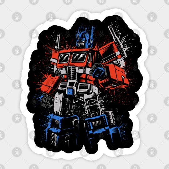 Splatter Prime - Optimus Prime - Sticker