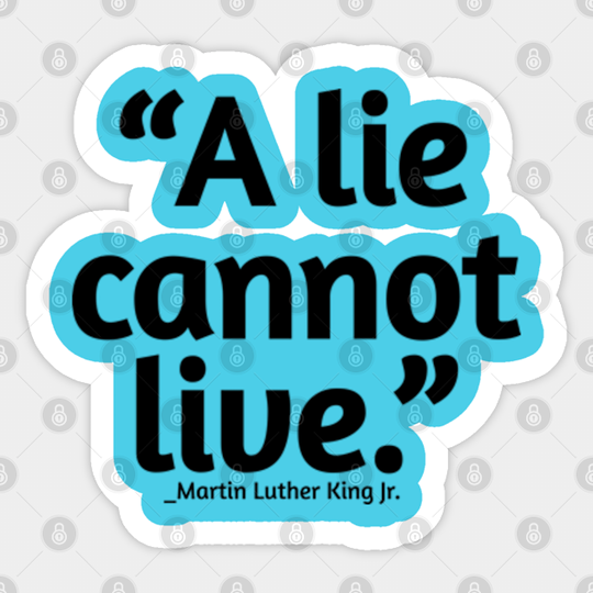 Martin Luther King jr quote - motivational and inspirational quote - Martin Luther King Jr Quote - Sticker