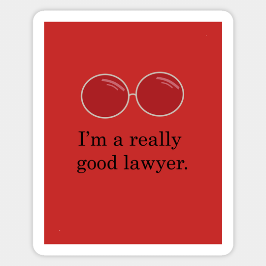 I'm a really good lawyer. - Daredevil - Sticker