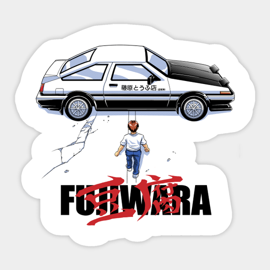 Fujiwara - Initial D - Sticker