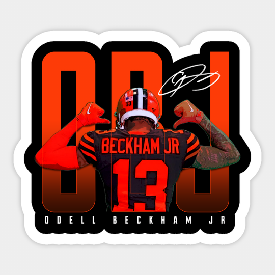 Odell Beckham Jr - Cleveland Browns - Sticker