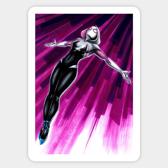 Spider-Gwen - Into the Spider-Verse - Spider Man - Sticker