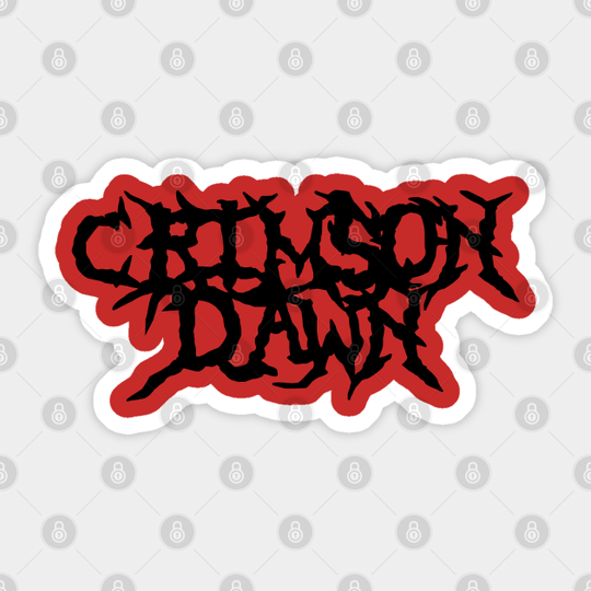 Crimson Dawn (Black) - South Park - Sticker