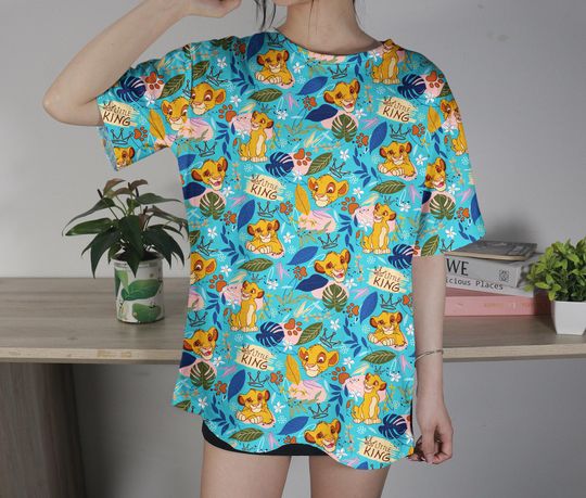 Simba T-shirt Aloha The Lion King T-Shirt Lion King Family T-Shirt