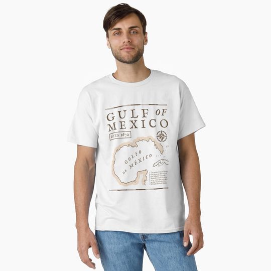 Golfo de México Gulf of Mexico 1672 Map Original Classic T-Shirt