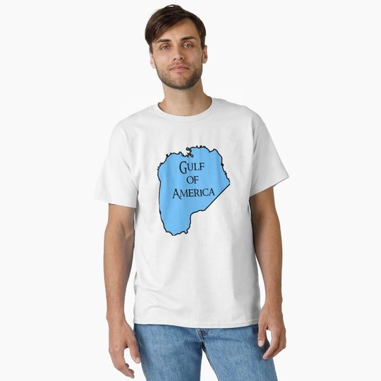 Gulf of America Renaming the Gulf of Mexico Satirical  Classic T-Shirt