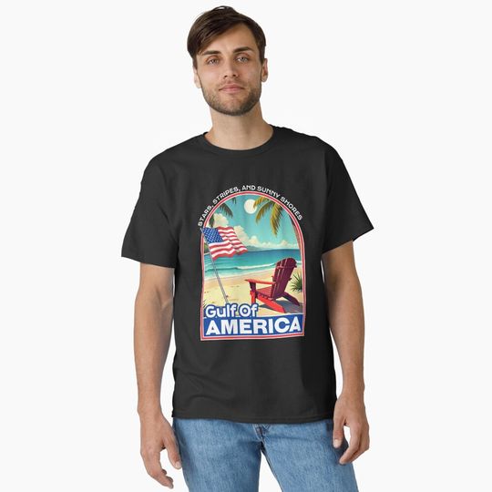 Funny Gulf of America instead of Gulf of Mexico Classic T-Shirt