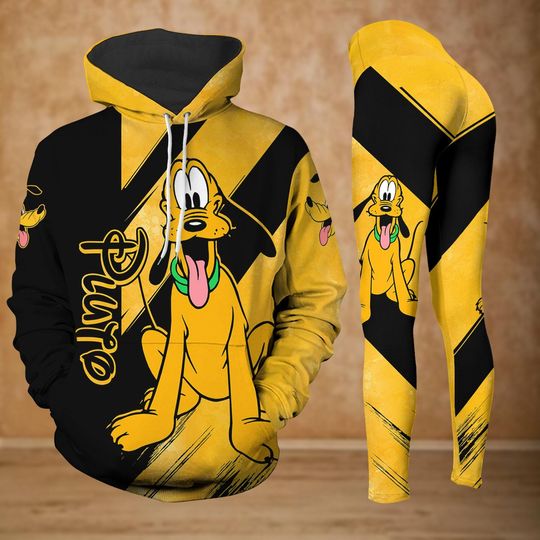 Pluto Dog Hoodie And Legging, Disney Pluto Workout Legging, Pluto Shirt, Disney Trip Vacation Shirt, Magic Kingdom Merch, Gift For Fan
