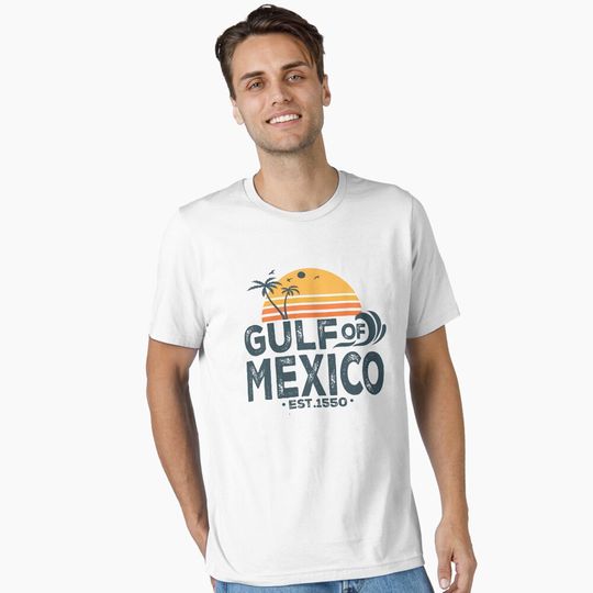Gulf of Mexico Est. 1550 Tropical Beach Travel Souvenir T-Shirt Essential T-Shirt