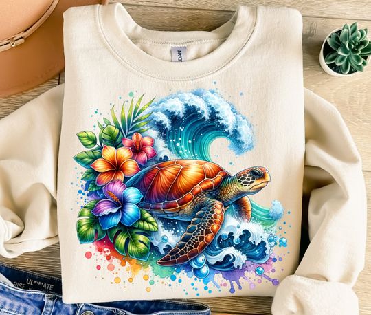Sea Turtle Summer Sweatshirt