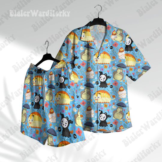 Anime Character Hawaiian Shirt for Men and Women