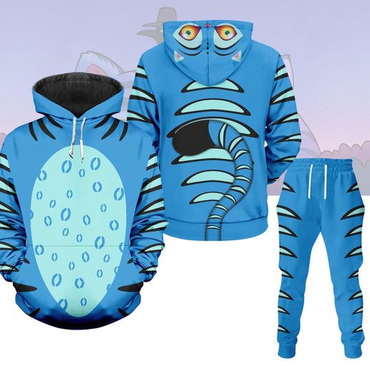 Derpy Tiger Costume Hoodie Jogger, Kpop Demon Hunters Hoodie, Tiger Costume Jogger, Huntrix Kpop Cosplay Outfits, K-pop Movie Gift