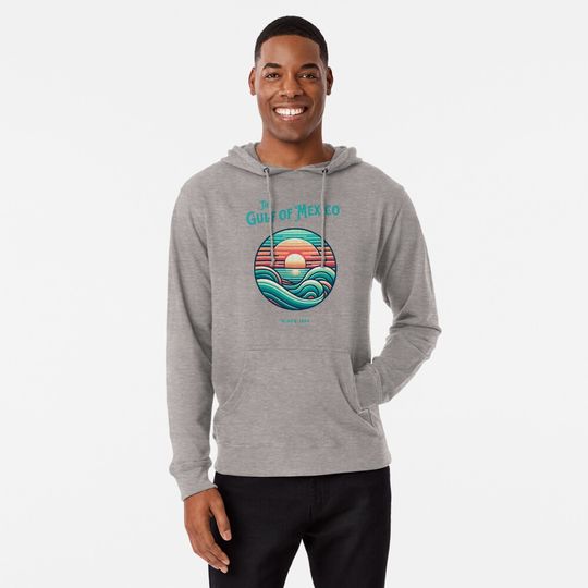 The Gulf of Mexico Tshirt Design, classic Lightweight Hoodie