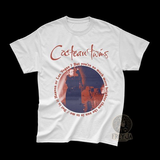 Cocteau Twins Heaven or Las Vegas T-Shirt - Unisex Indie Music Band Merch