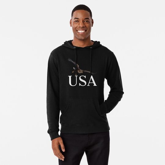 USA eagle Lightweight Hoodie