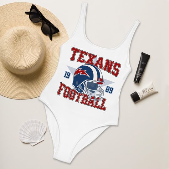 Texans Football Swimsuit, Sports Swimwear for Women