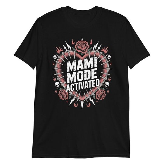 Mami Mode Activated Shirt, Rhea Ripley Inspired Mom Tee, Cool Mom Outfit for Wrestling Fans