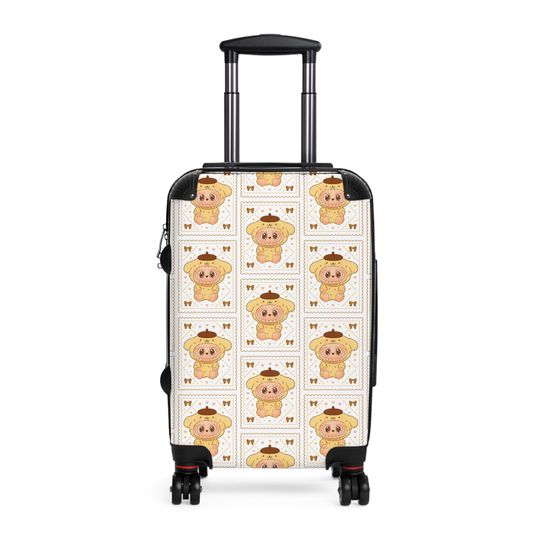 Labubu Suitcase, Travel Luggage with Pompompurin Design - Carry-On Bag, Rolling Suitcase, Travel Accessories, Gift for Traveler, Cute