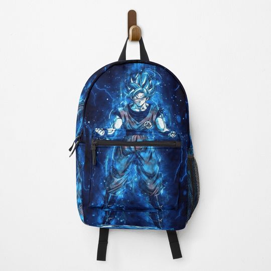 Goku ( super saiyan blue )  Backpack, Gift for Fan, Back to School Gift for Kids Fan