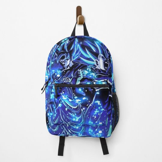 goku and vegeta ( super saiyan blue )  Backpack, Gift for Fan, Back to School Gift for Kids Fan