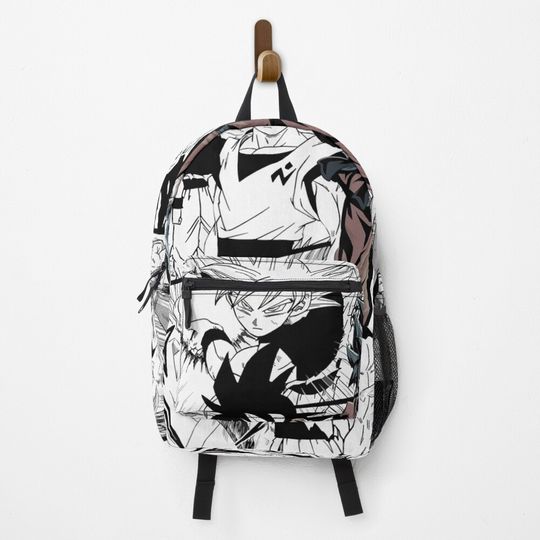 Goku Saiyan Backpack, Gift for Fan, Back to School Gift for Kids Fan