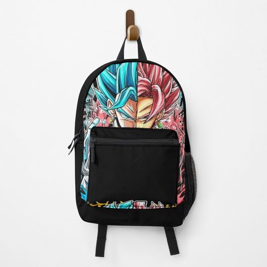 Goku Saiyan God Backpack, Gift for Fan, Back to School Gift for Kids Fan