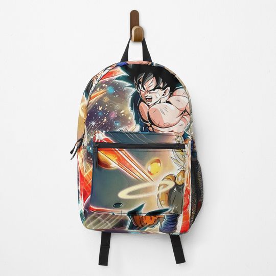 Dragon Ball Anime and Manga Backpack, Gift for Fan, Back to School Gift for Kids Fan