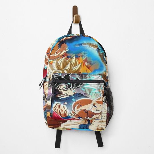 Dragon Ball Anime and Manga Backpack, Gift for Fan, Back to School Gift for Kids Fan