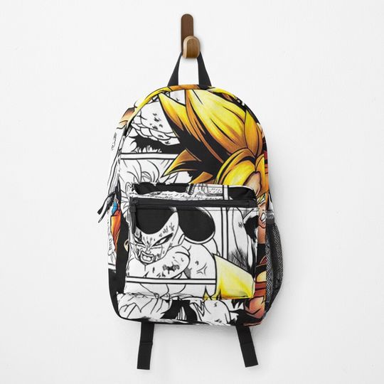 Dragon Ball Anime and Manga Backpack, Gift for Fan, Back to School Gift for Kids Fan