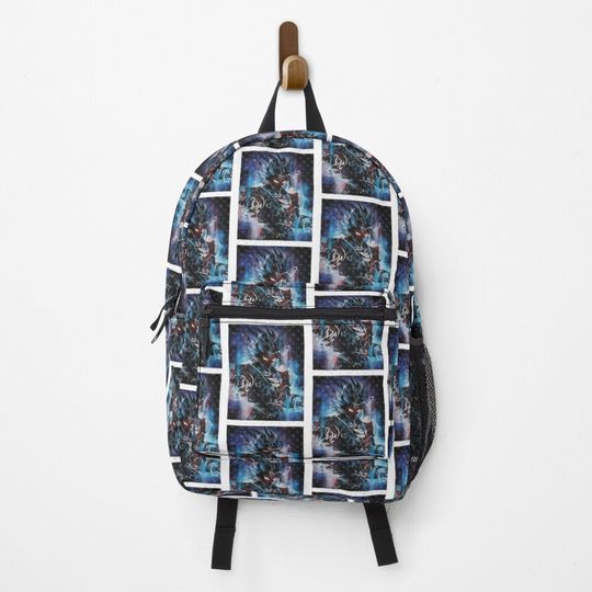 Dragon Ball Super Vegito super sayan blue Backpack, Back to School Gift for Kids Fan