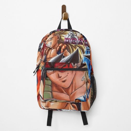 Dragon Ball Anime and Manga Backpack, Gift for Fan, Back to School Gift for Kids Fan