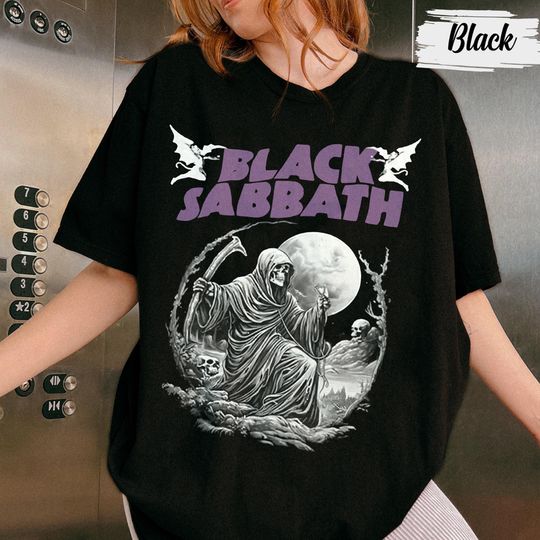 Black Sabbath Grim Reaper Shirt, Black Sabbath shirt, Retro Rock Tour Shirt, Black Sabbath tour 2025 shirt, lack Sabbath Graphic Fan Tee