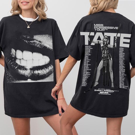 Tate McRae Miss Possessive Tour Shirt, Concert Dates Graphic Tee, Tate McRae Tour Shirt, Tate McRae shirt, Tate McRae Music Merch