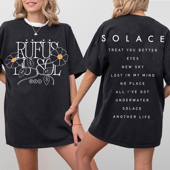Solace Album Rufus Du Sol Album Tour Shirt, Solace Tour Shirt, Rufus Du Sol Music Merch, Rufus Du Sol shirt, EDM Concert Graphic Fan Tee